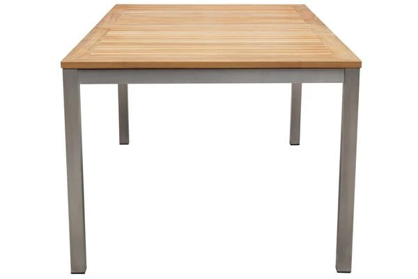 OUTFLEXX Set, Silber, 200/300 X 100 Cm, Edelstahl/Teak, Ausziehtisch, 8 Stapelstühle, 2 Multipositionssessel 12 OUTFLEXX Set, Silber, 200/300 X 100 Cm, Edelstahl/Teak, Ausziehtisch, 8 Stapelstühle, 2 Multipositionssessel - Image 10