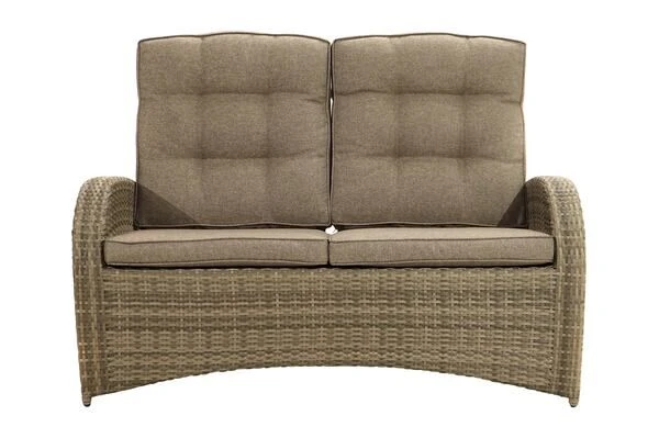 Ploß Rabida Comfort Dining / Lounge 2-Sitzer Sofa, Champagner-meliert, Polyrattan, 148x85x112 Cm, Verstellbar 12 Ploß Rabida Comfort Dining / Lounge 2-Sitzer Sofa, Champagner-meliert, Polyrattan, 148x85x112 Cm, Verstellbar - Image 10