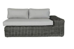 OUTFLEXX Ecklounge, Two Tone Grey, Polyrattan, 6 Personen, Inkl. Tisch/Hocker 90 X 90 Cm Und Polster In Grau -Gartenblick Geschaft 10 20907.jpg