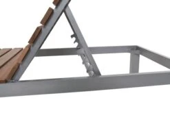 Villana 2er Sonnenliegen-Set, Alu/FSC-Akazienholz, 201x70x32,5cm, 4-fach Verstellbar, Mit Beistelltisch 45x45cm -Gartenblick Geschaft 11 17776.jpg