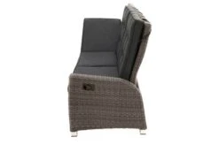 Ploß Rocking Comfort Dining / Lounge 3-Sitzer Sofa, Grau/braun-meliert, Polyrattan, 210x85x112 Cm, Verstellbar -Gartenblick Geschaft 11 18207.jpg