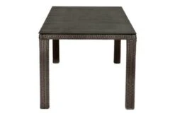 Ploß Rocking Dining Tisch, Grau/braun-meliert, Polyrattan, 170 X 90 Cm, Glasplatte In Steinoptik -Gartenblick Geschaft 11 20157.jpg