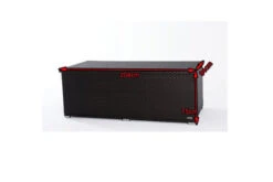 OUTFLEXX Kissenbox, Braun, Polyrattan, 204x94x75cm 17 OUTFLEXX Kissenbox, Braun, Polyrattan, 204x94x75cm -Gartenblick Geschaft 1313 05.jpg