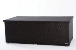 OUTFLEXX Kissenbox, Braun, Polyrattan, 204x94x75cm 16 OUTFLEXX Kissenbox, Braun, Polyrattan, 204x94x75cm -Gartenblick Geschaft 1313 09.jpg