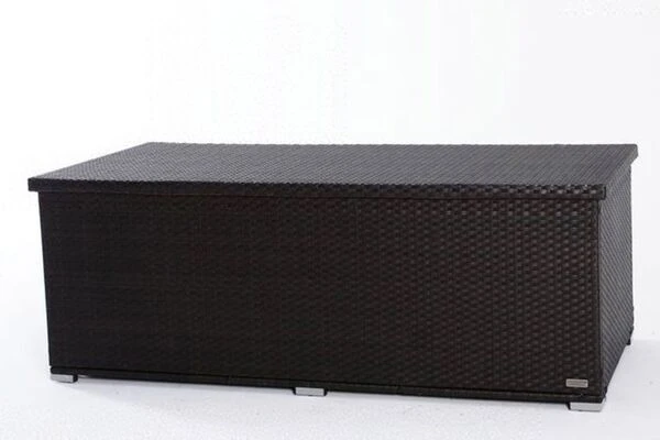 OUTFLEXX Kissenbox, Braun, Polyrattan, 204x94x75cm 6 OUTFLEXX Kissenbox, Braun, Polyrattan, 204x94x75cm - Image 4
