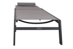 VILLANA Gartenliege, Anthrazit/grau, Aluminium/Textil, 198 X 60 X 32 Cm, Verstellbar -Gartenblick Geschaft 13405 11.jpg