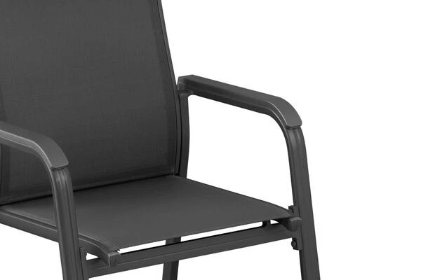 KETTLER BasicPlus Sitzgruppe, Anthrazit, Alu/Textilene, Tisch 180/240x100cm, 6 Stapel-, 2 Multipositionssessel 15 KETTLER BasicPlus Sitzgruppe, Anthrazit, Alu/Textilene, Tisch 180/240x100cm, 6 Stapel-, 2 Multipositionssessel - Image 13