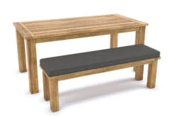 OUTFLEXX Esstischset, Tisch 200x100cm, Bank 170x40cm, Recycled Teak, Plattenstärke 30mm -Gartenblick Geschaft 14052 4.jpg