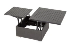 OUTFLEXX Loungetisch, Sooty, Alu/Sunbrella, 78/157 X 78 X 37/64 Cm, Höhenverstellbar -Gartenblick Geschaft 14 21010.jpg