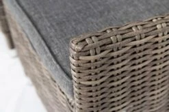 OUTFLEXX Esstischgarnitur, Edelstahl/recyceltes FSC-Teak, Tisch 160x90 Cm, 4 Hochlehner- Diningsessel, A-Gestell -Gartenblick Geschaft 15 19374.jpg