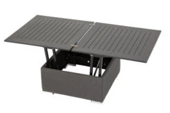 OUTFLEXX Loungetisch, Sooty, Alu/Sunbrella, 78/157 X 78 X 37/64 Cm, Höhenverstellbar -Gartenblick Geschaft 15 21010.jpg