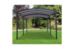 LECO Jotta Pergola, Anthrazit/grau, Stahlrohr/Textil, 300 X 295-570 X 233 Cm, Ausziehbar -Gartenblick Geschaft 18400 3.jpg