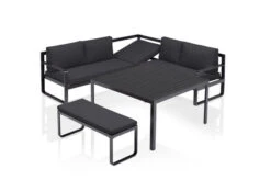 KETTLER Ocean Dining-Lounge, Anthrazit/anthrazit, 223 X 200 Cm, Inkl. Kissen, 0320831-7200 -Gartenblick Geschaft 18597 4.jpg