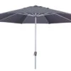 DOPPLER Active Mittelstockschirm, Anthrazit, Aluminium/Textil, Ø 380 Cm, Mit Kurbel