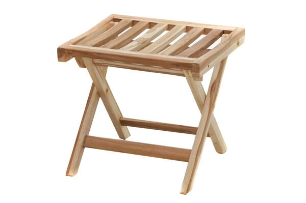 Fußhocker Ohio Aus ECO-Teakholz Von Ploß, Klappbar 3 Fußhocker Ohio Aus ECO-Teakholz Von Ploß, Klappbar