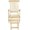 Deckchair Titanic Aus ECO-Teakholz Von Ploß, 166 X 60 X 96 Cm, Mit Armlehnen