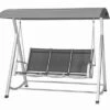 MWH Elements Hollywoodschaukel, Silber/anthrazit, Alu/Textil, 3-Sitzer, 209 X 113 X 171 Cm -Gartenblick Geschaft 1 14794.jpg
