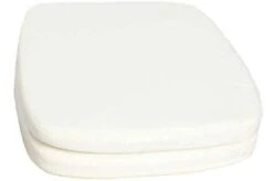 OUTFLEXX 2er-Set Sitzkissen Für Polyrattan-Stühle, Creme-weiß, Wasserabweisend