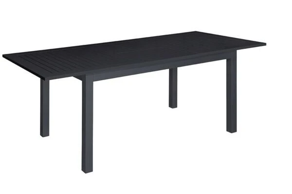 DOPPLER Expert Esstisch, Anthrazit/schwarz, Aluminium, 150-210 X 90 Cm, Ausziehbar 3 DOPPLER Expert Esstisch, Anthrazit/schwarz, Aluminium, 150-210 X 90 Cm, Ausziehbar