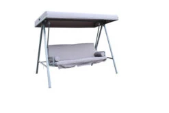 OUTFLEXX 3-Sitzer Hollywoodschaukel, Grau/anthrazit, Stahl/Polyester, 233x135 Cm, Mit Liegefunktion 19 OUTFLEXX 3-Sitzer Hollywoodschaukel, Grau/anthrazit, Stahl/Polyester, 233x135 Cm, Mit Liegefunktion -Gartenblick Geschaft 1 20117.jpg