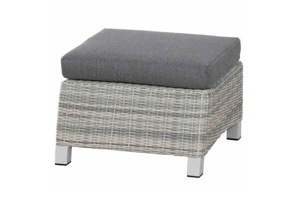 SIENA GARDEN Corido Loungehocker, Ice Grey, Alu / Gardino®-Geflecht, 61x63x45 Cm 3 SIENA GARDEN Corido Loungehocker, Ice Grey, Alu / Gardino®-Geflecht, 61x63x45 Cm