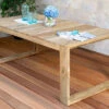 OUTFLEXX Anok Esstisch, Natur, Recycled FSC®-Teak, 200x100 -Gartenblick Geschaft 1 20299.jpg