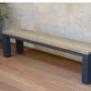 OUTFLEXX Oxford Bank, Dark Grey/natur, Alu/recycled FSC®-Teak, 190x40x45cm, Rustikal Gebürstet -Gartenblick Geschaft 1 20338.jpg