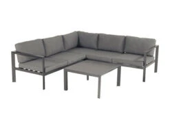 HARTMAN California Loungeset, Xerix / Ash Grey, Alu / Olefin, 5 Personen, Loungetisch 80 X 80 X 41 Cm