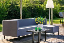 HARTMAN Dion Loungeset, Flanelle, Sunbrella, 3-4 Personen, Kaffeetisch 80 X 50 X 50 Cm