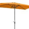Schneider® SCHNEIDER Tunis Mittelstockschirm, Mandarine, Rechteckig, 270 X 150 Cm