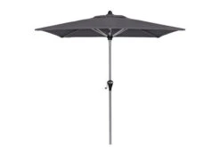 DOPPLER Active Auto Tilt Mittelstockschirm, Anthrazit, Alu/Polyester, 210x140 Cm, Höhenverstellbar, Mit Kurbel