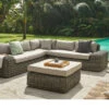 OUTFLEXX Ecklounge, Two Tone Grey, Polyrattan, 6 Personen, Inkl. Tisch/Hocker 90 X 90 Cm Und Polster In Grau 1 OUTFLEXX Ecklounge, Two Tone Grey, Polyrattan, 6 Personen, Inkl. Tisch/Hocker 90 X 90 Cm Und Polster In Grau -Gartenblick Geschaft 1 20907.jpg