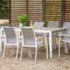 SIENA GARDEN Velia / Silva Dining Set, Weiß/washed Grey, Alu/Ranotex/Keramik, 8 Sessel, Tisch 220 X 100 Cm -Gartenblick Geschaft 1 21494.jpg