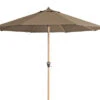 DOPPLER Alu Wood Mittelstockschirm, Greige, Alu/Polyester, 350cm, Mit Kurbel, Holzoptik -Gartenblick Geschaft 1 22340.jpg