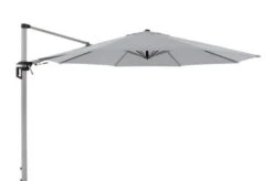 DOPPLER Active Pendelschirm, Grau, Alu/Polyester, 370cmx210 Cm, Mit Kurbel, 360°-drehbar