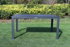 VILLANA Esstisch, Anthrazit/schwarz, Alu/Holzimitat, 150x90cm, Rechteckig -Gartenblick Geschaft 21647 4.jpg