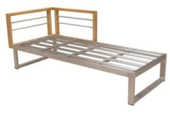 OUTFLEXX Ecklounge, Natur/grau, Edelstahl/Teak, 5 Personen, Inklusive Sessel Und Multifunktionstisch 100 X 70 Cm, Lehne Links 36 OUTFLEXX Ecklounge, Natur/grau, Edelstahl/Teak, 5 Personen, Inklusive Sessel Und Multifunktionstisch 100 X 70 Cm, Lehne Links -Gartenblick Geschaft 21652 4.JPG 2