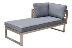 OUTFLEXX Ecklounge, Natur/grau, Edelstahl/Teak, 5 Personen, Inklusive Sessel Und Multifunktionstisch 100 X 70 Cm, Lehne Links 39 OUTFLEXX Ecklounge, Natur/grau, Edelstahl/Teak, 5 Personen, Inklusive Sessel Und Multifunktionstisch 100 X 70 Cm, Lehne Links -Gartenblick Geschaft 21652 9 3.jpg 3