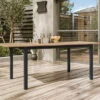 OUTFLEXX Ausziehtisch, Anthrazit Matt, Alu/FSC-Teak, 150/210x90cm, Synchronauszug Mit Butterfly-Funktion -Gartenblick Geschaft 21778 CGI 01.jpg