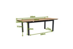 OUTFLEXX Ausziehtisch, Anthrazit Matt, Alu/FSC-Teak, 180/240x100cm, Automatischer Ausziehmechanismus 12 OUTFLEXX Ausziehtisch, Anthrazit Matt, Alu/FSC-Teak, 180/240x100cm, Automatischer Ausziehmechanismus -Gartenblick Geschaft 21779 05.jpg