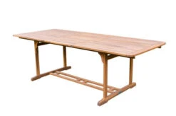 OUTFLEXX Ausziehtisch, Natur, Akazie, 150/200 X 90 Cm, Ausziehfunktion