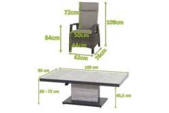 SIENA GARDEN Corido/Bellani Pinie Loungeset, Charcoal/anthrazit/pinie-grau, Alu/Keramik/Gardino®-Geflecht, Lifttisch 160x90 Cm, 6 Dining Move Sessel -Gartenblick Geschaft 22107 5.jpg