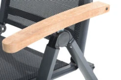 OUTFLEXX Esstischgarnitur, OUTFLEXX® Anthrazit Matt, Alu /HPL / Teak, Tisch 180/280x100cm, 4 Stapelsessel, 2 Multipo -Gartenblick Geschaft 22152 14.jpg