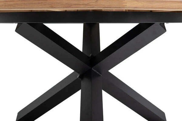 OUTFLEXX Esstischgarnitur, OUTFLEXX® Anthrazit Matt, Alu / Teak / Textil, Esstisch Ø 150 Cm, 5 Sessel, Stapelbar 9 OUTFLEXX Esstischgarnitur, OUTFLEXX® Anthrazit Matt, Alu / Teak / Textil, Esstisch Ø 150 Cm, 5 Sessel, Stapelbar - Image 7