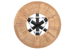 OUTFLEXX Esstischgarnitur, OUTFLEXX® Anthrazit Matt, Alu / Teak / Textil, Esstisch Ø 150 Cm, 5 Sessel, Stapelbar 23 OUTFLEXX Esstischgarnitur, OUTFLEXX® Anthrazit Matt, Alu / Teak / Textil, Esstisch Ø 150 Cm, 5 Sessel, Stapelbar -Gartenblick Geschaft 22204 8.jpg