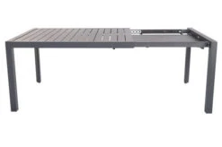 VILLANA Esstischgruppe, Anthrazit/schwarz, Alu/Holzimitat, Tisch 130/180x90cm, 2 Bänke Für 6 Personen -Gartenblick Geschaft 22574 14.jpg