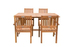 OUTFLEXX Sitzgruppe, Natur, Akazie, Ausziehtisch 180/240 X 100 Cm, 4 Armlehnensessel -Gartenblick Geschaft 22830 9.jpg