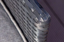 OUTFLEXX Esstischgarnitur, Polyrattan/Teakholz, Tisch 160x90cm, 4 Diningsessel, Inkl. Polster -Gartenblick Geschaft 22874 3.jpg