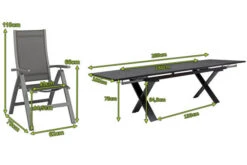 KETTLER Altura Esstischgarnitur, Anthrazit, Alu / Spraystone / Textil, Tisch 180/280x100cm, 10 Multipositionssessel -Gartenblick Geschaft 23084 5.jpg