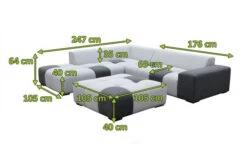 OUTFLEXX Sam Corner Loungeset,sooty/lead Chine, Alu/Sunbrella, 5-6 Personen, Exkl. Tische -Gartenblick Geschaft 23398 mass.jpg